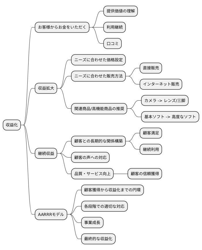 収益化
