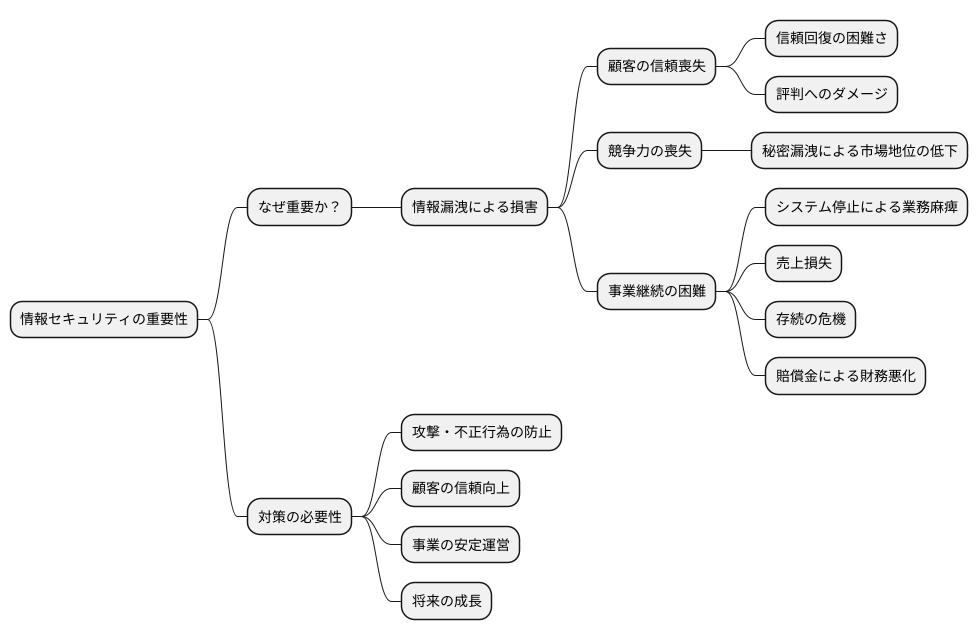 情報安全の重要性